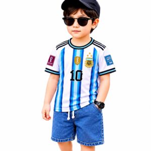 Kids Argentina Fan Edition Jersey ( 4 Yr to 10 Yr )